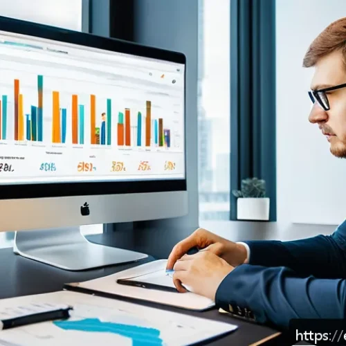 러시아어와 러시아 마케팅 - A detailed digital marketing workspace focused on the Russian market, featuring a professional analy...